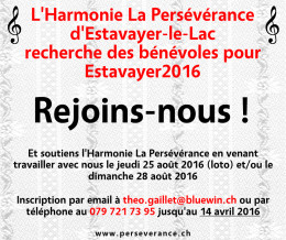 A la recherche de bénévoles pour nous soutenir !